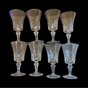 Waterford 5.5” Crystal Glasses Set Of 8